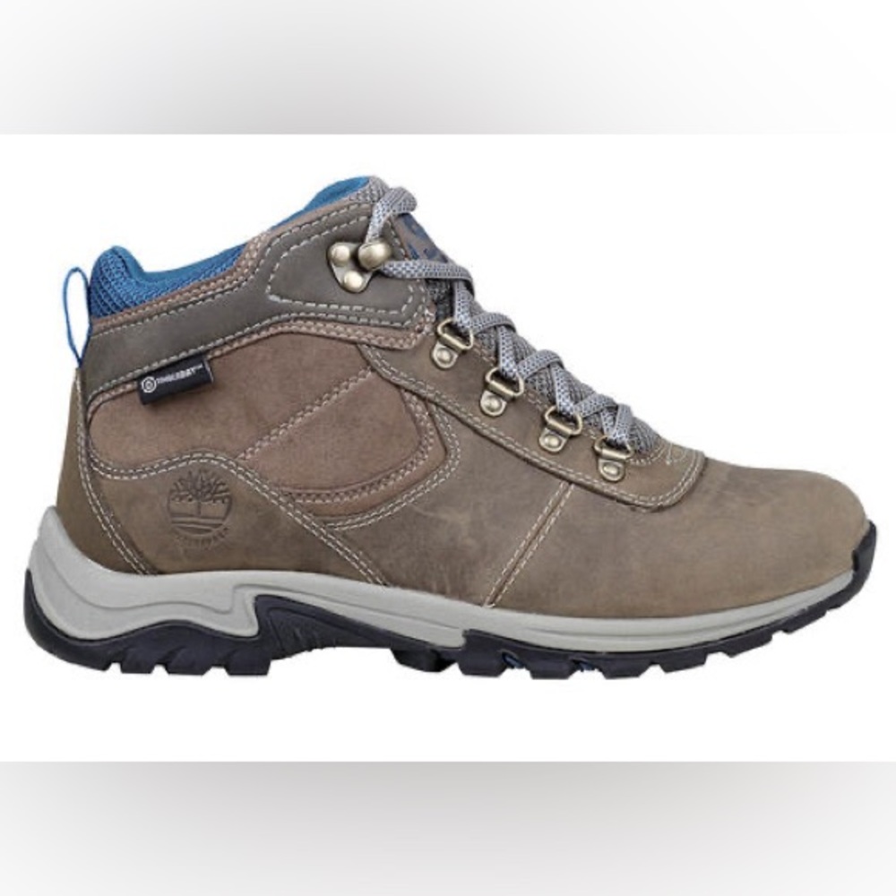 Timberland Women's Taupe and Blue Hiking Boot - Picture 2 of 14